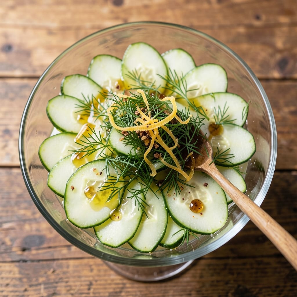 Adrienne's Cucumber Salad Recipe: Dill-Kissed Crunch Without Mayo