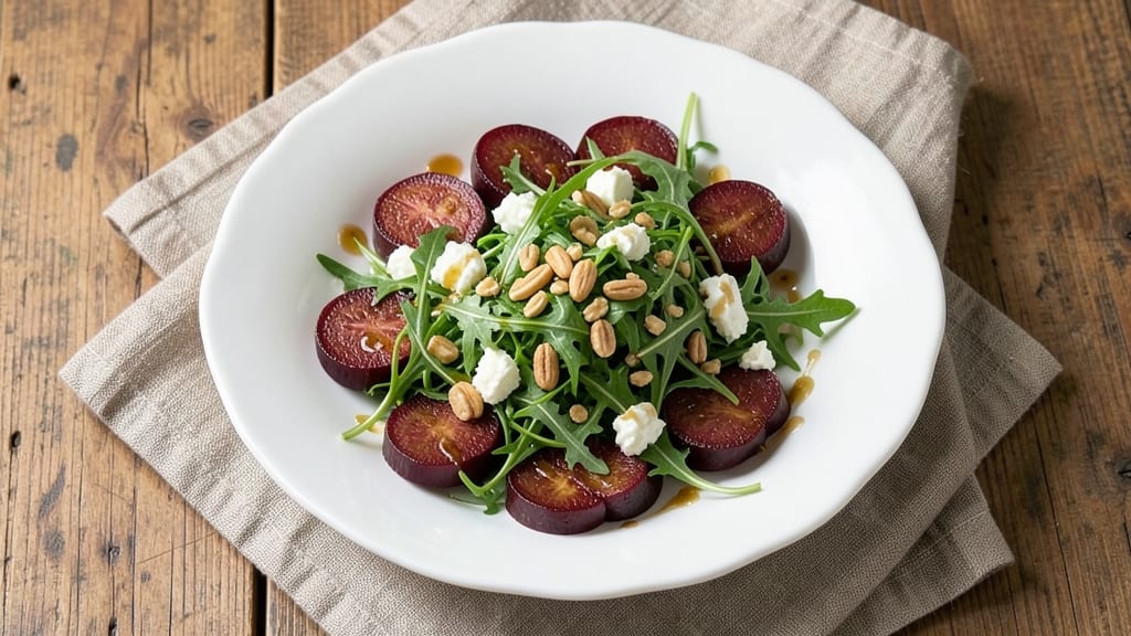 Beet Goat Cheese Arugula Salad Recipe: Earthy Sweetness Meets Tangy Creaminess