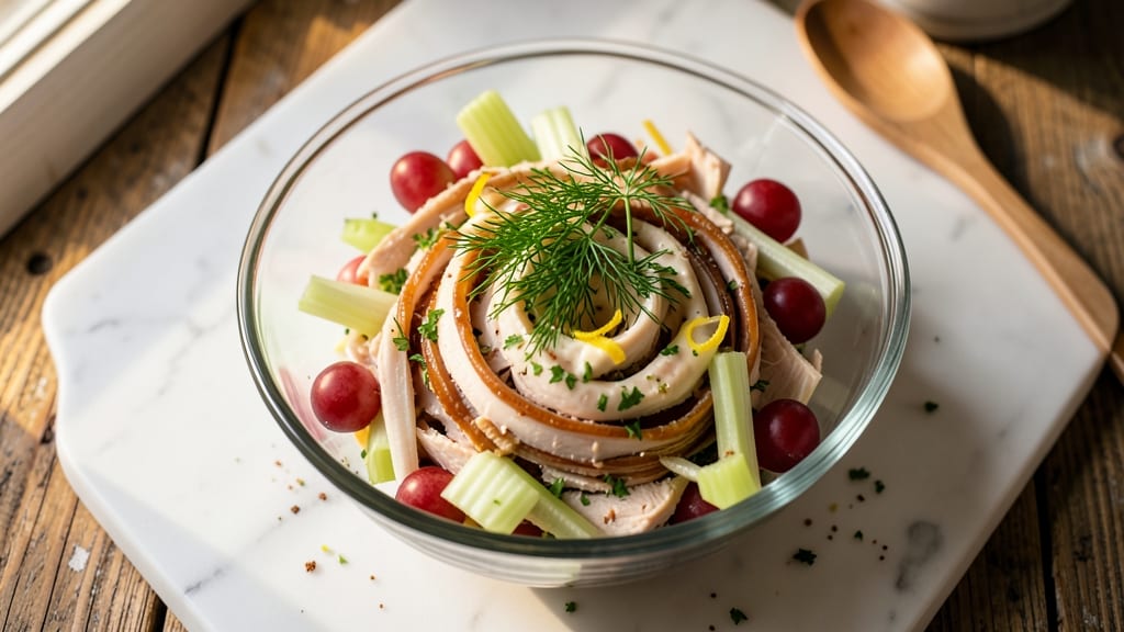 Betty Crocker's Turkey Salad Recipe: Crispy Celery Crowns and Zesty Herb Twist