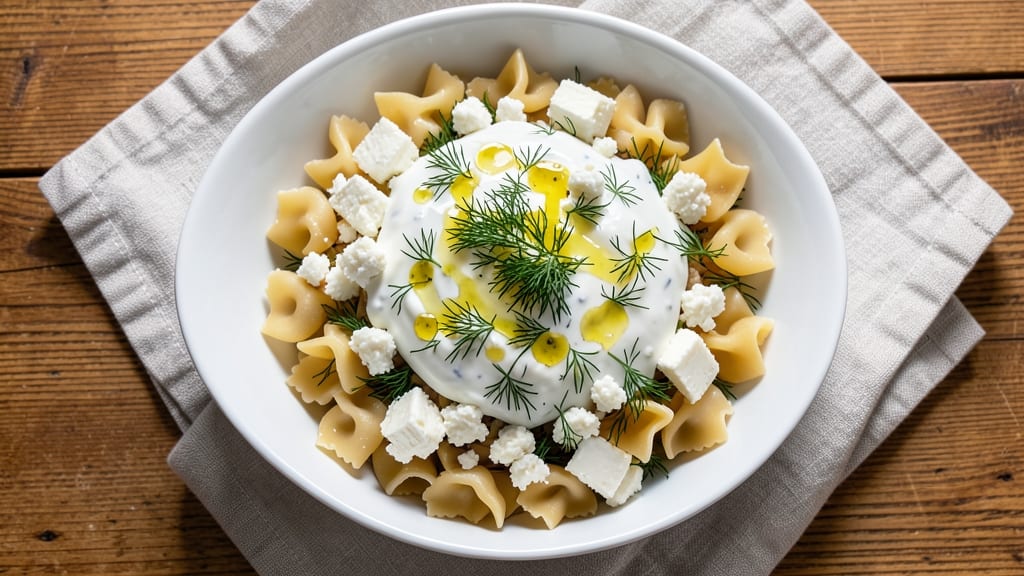 Bowtie Feta Pasta Salad Recipe: Cool, Creamy Bite With Feta Crumbles