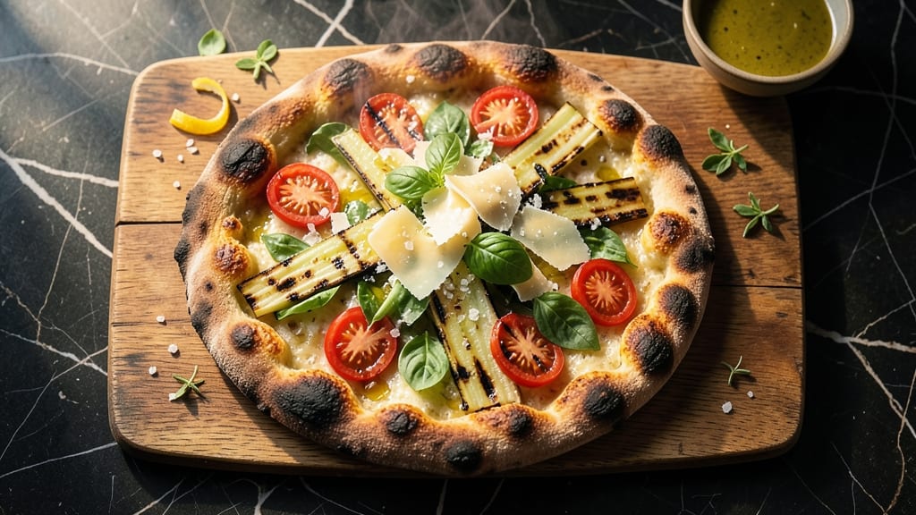 Anthony's Coal-Fired Pizza Salad Recipe: Smoky Char and Crispy Celery Crown Fusion