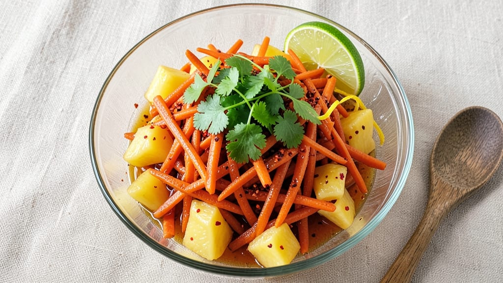 Carrot and Pineapple Salad Recipe South Africa: Tropical Crunch With Zesty Lime Dressing