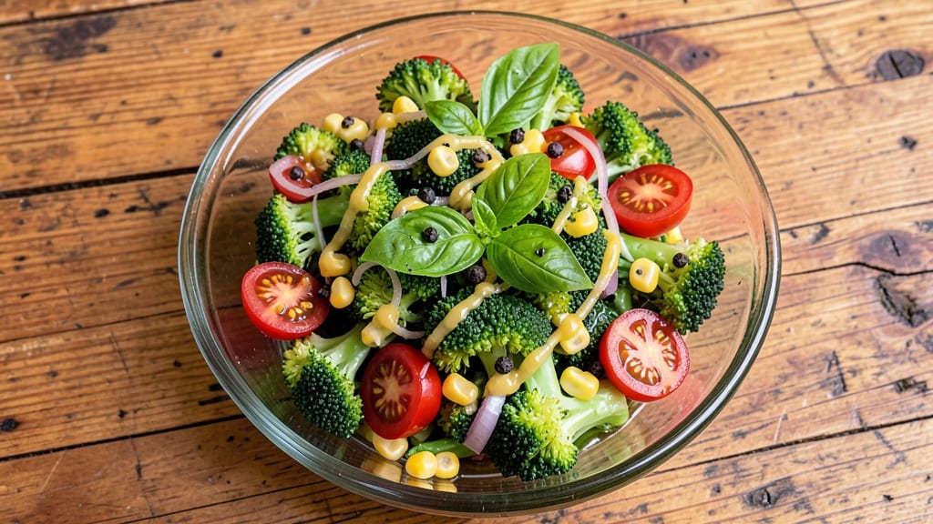 Broccoli and Corn Salad Recipe: Bright Summer Crunch in 15 Minutes