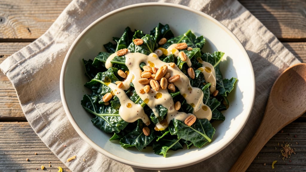 Blanched Kale Salad Recipe: Bright Greens With Nutty, Crispy Texture