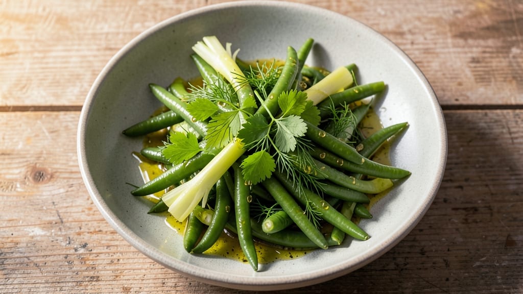 Jamie Oliver's Green Bean Salad Recipe: Crunchy Celery Crowns With Bright Lemon-Herb Dressing