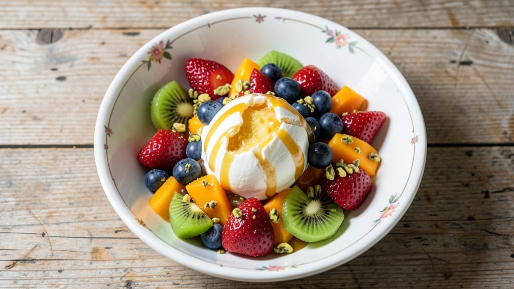 Burrata Fruit Salad Recipe: Creamy Cheese Meets Sweet Summer Bites