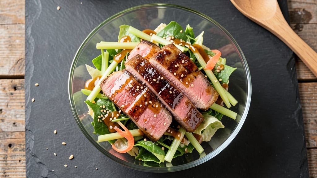 BJ's Ahi Tuna Salad Recipe: Smoky Soy-Marinated Tuna with Crisp Celery Crowns