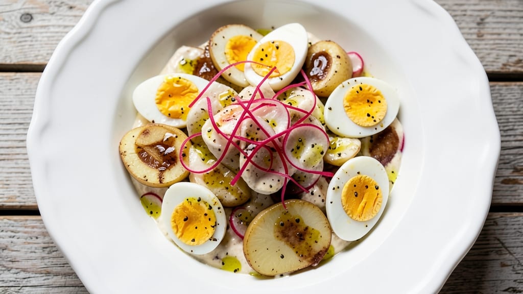 Potato Salad With Egg and Radishes Recipe: Bright, Herby Crunch in Every Bite