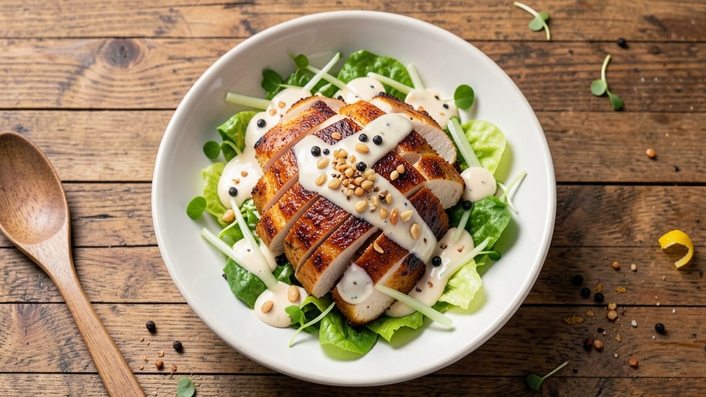 Boar's Head EverRoast Chicken Salad Recipe: Crispy Celery Crowns Over Herbed Velouté