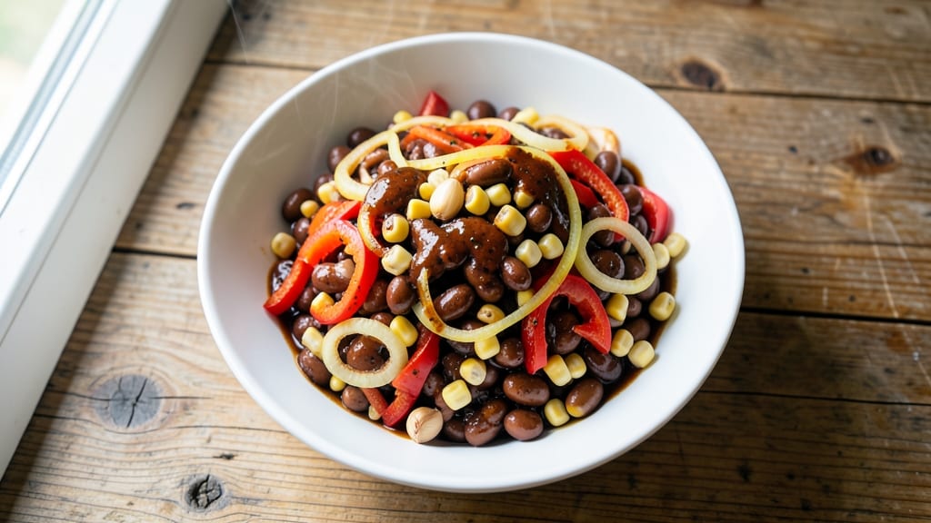 BBQ Beans Salad Recipe: Smoky-Sweet Crunch in Every Bite