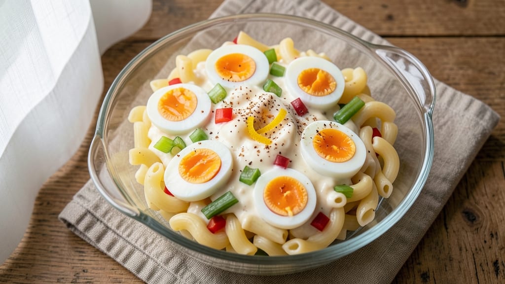 Macaroni Salad Recipe with Hard Boiled Eggs: Classic Picnic Crunch Meets Creamy Dressing