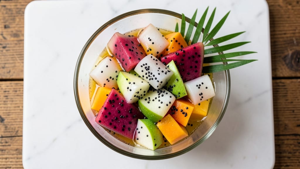 Buko Pandan Fruit Salad Recipe: Tropical Creaminess With Young Coconut Chunks