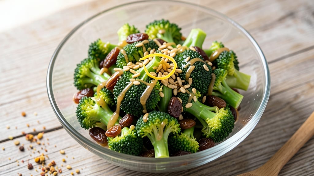 Broccoli Raisin Sunflower Seed Salad Recipe: Sweet-Savory Crunch in 10 Minutes