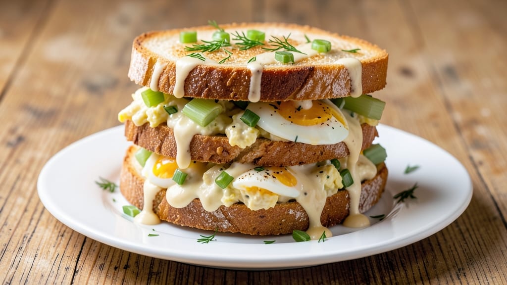 Best Egg Salad Sandwich Recipe Ever With Mayonnaise: Fluffy Eggs and Crispy Bread Harmony