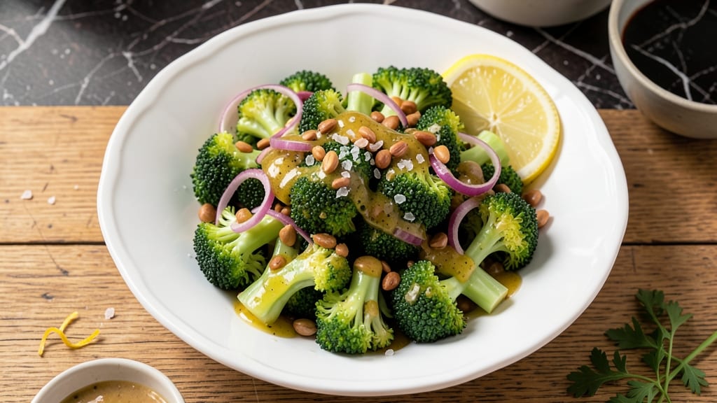 Blanched Broccoli Salad Recipe: Crisp-Tender Florets With Zesty Lemon Vinaigrette
