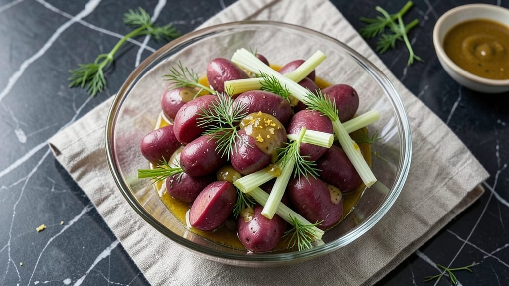 Award-Winning Red Potato Salad Recipe: Celery Crown Crunch Meets Tangy Dill Zing
