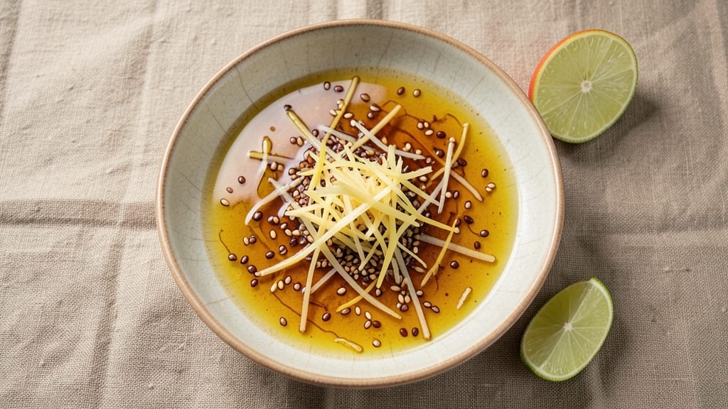Asian-Inspired Salad Dressing Recipe: Bold Ginger-Lime Zing With Toasted Sesame Depth