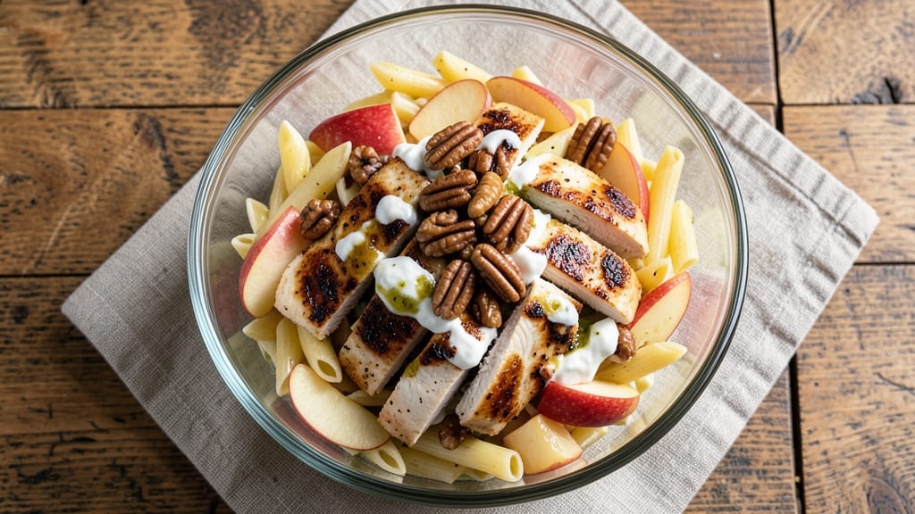 Apple Spice Junction Pasta Salad Recipe: Warm Cinnamon-Apple Crunch Meets Cool Pasta