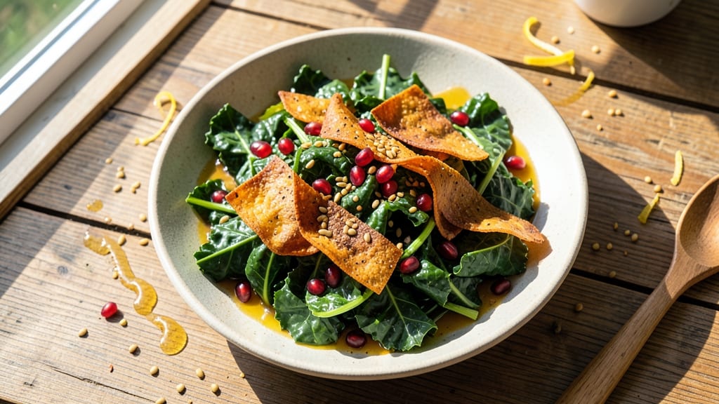 Bandera Kale Salad Recipe: Crispy Tortilla Strips and Zesty Lime Dressing Magic