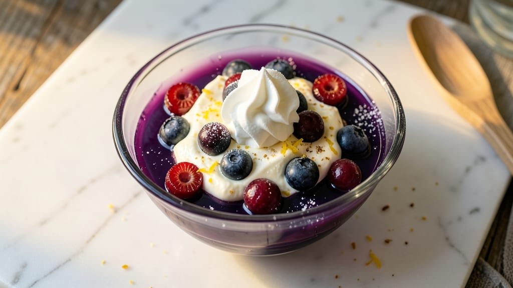 Blueberry Gelatin Salad Recipe: Bursting Blueberries in Cool Creamy Layers