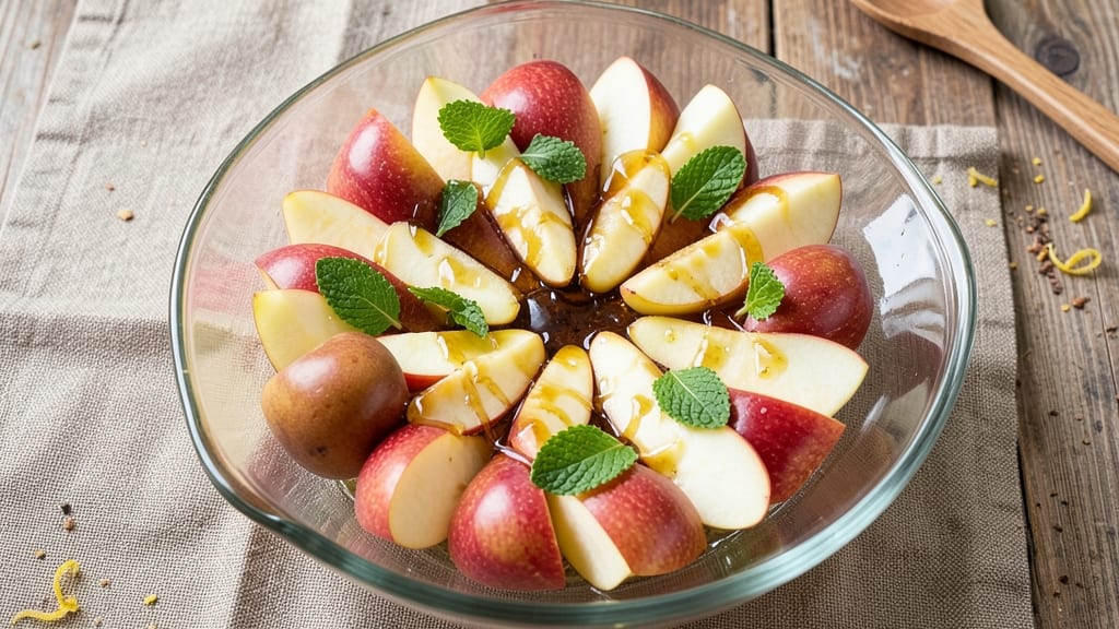 Apple and Pear Fruit Salad Recipe: Crisp-Topped Sweetness With Citrus Zing
