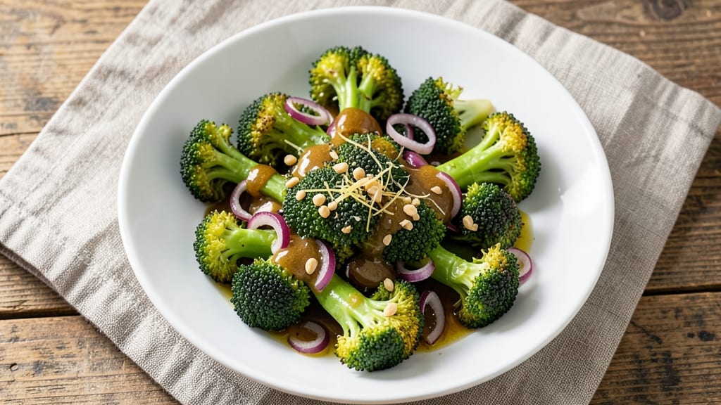 Broccoli and Red Onion Salad Recipe: Bright Crunch With Citrusy Zing