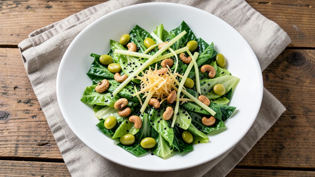 Cabbage Edamame Salad Recipe: Crunchy Celery Crowns and Umami-Packed Flavor