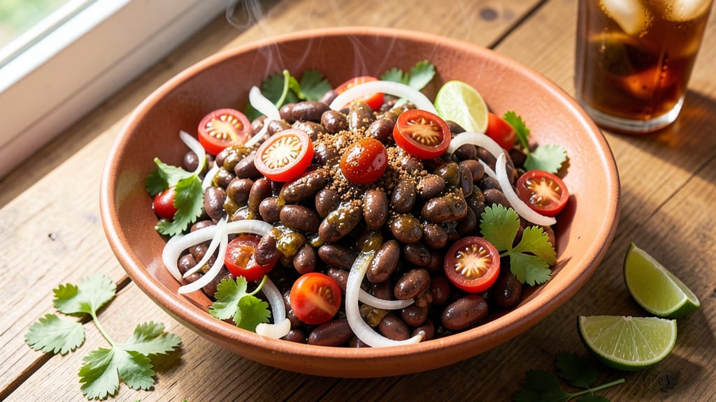 Vegan Mexican Bean Salad Recipe: Zesty Lime-Cilantro Crunch in 20 Minutes
