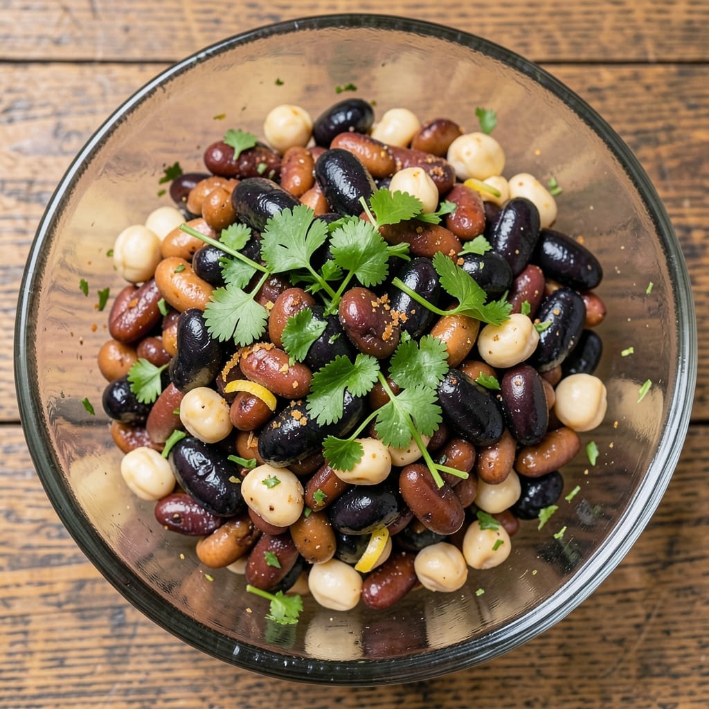4 Bean Salad Recipe No Sugar: Herb-Infused Crunch With Pantry Staples
