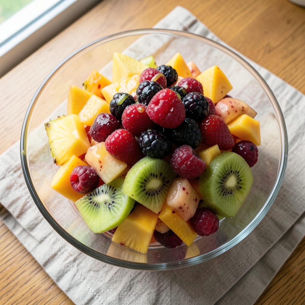 24 Hour Fruit Salad Recipe with Fruit Cocktail: Tropical Zing That Brightens Any Day
