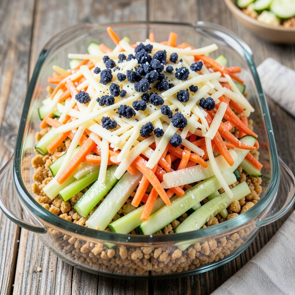 7-Layer Salad Recipe 9x13: Pantry Staples Stacked for Effortless Crunch
