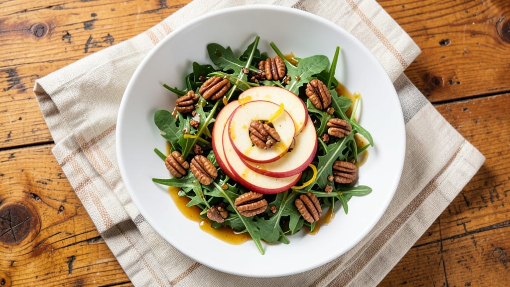 Apple Pecan Arugula Salad Recipe: Sweet-Savory Crunch Without the Bitter Bite