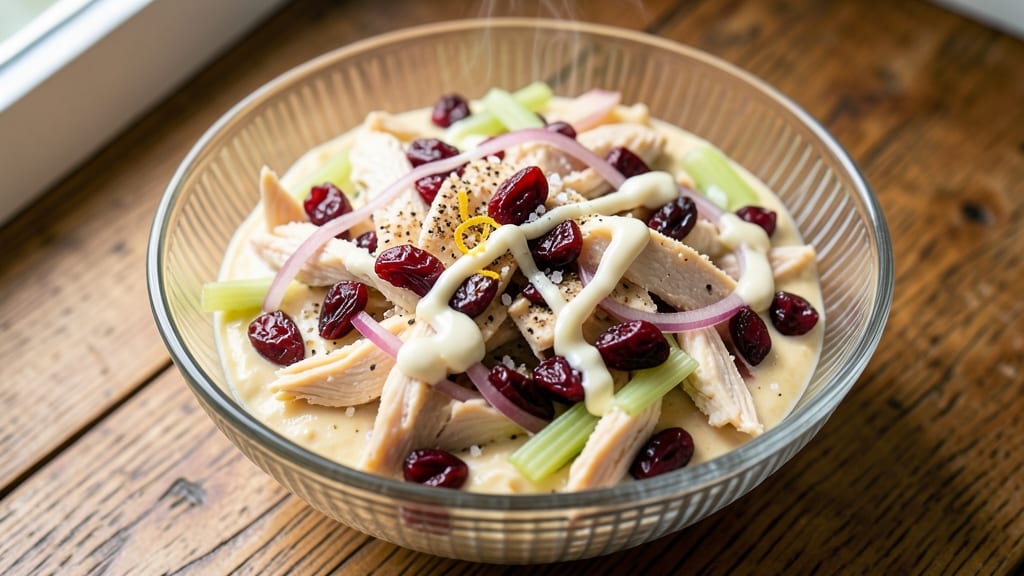 Canned Chicken Salad Recipe With Cranberries: Festive Twist on Classic Comfort