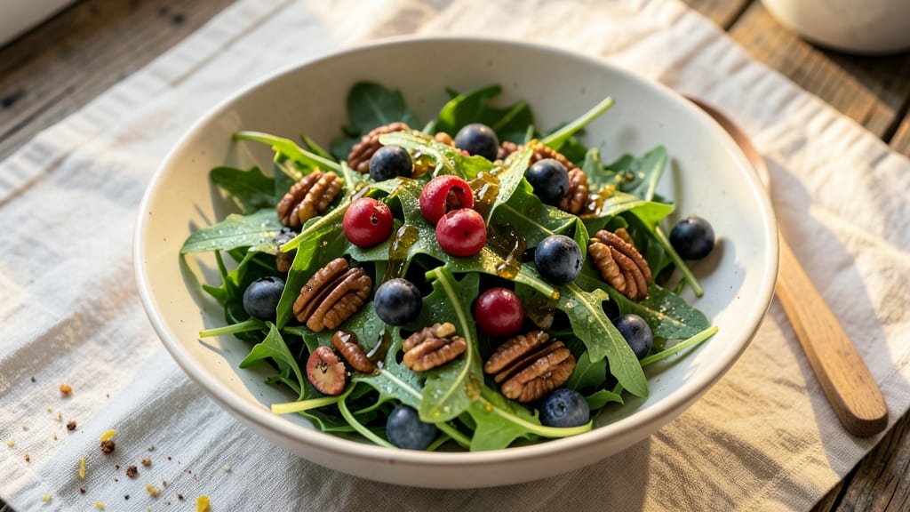 Arugula Blueberry Salad Recipe: Bright Bite of Sweet-Tart Balance