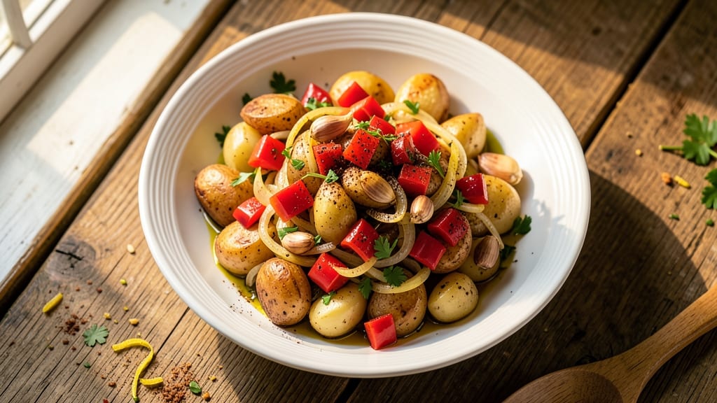 Basque Potato Salad Recipe: Smoky Paprika and Garlic Crunch