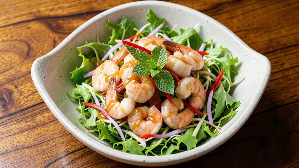 Authentic Thai Shrimp Salad Recipe: Tangy Lime and Chili Crunch in 20 Minutes