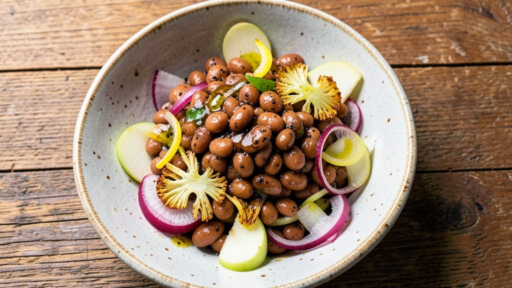 Bean Salad Recipe South Africa: Crispy Celery Crowns and Zesty Vinegar Twist