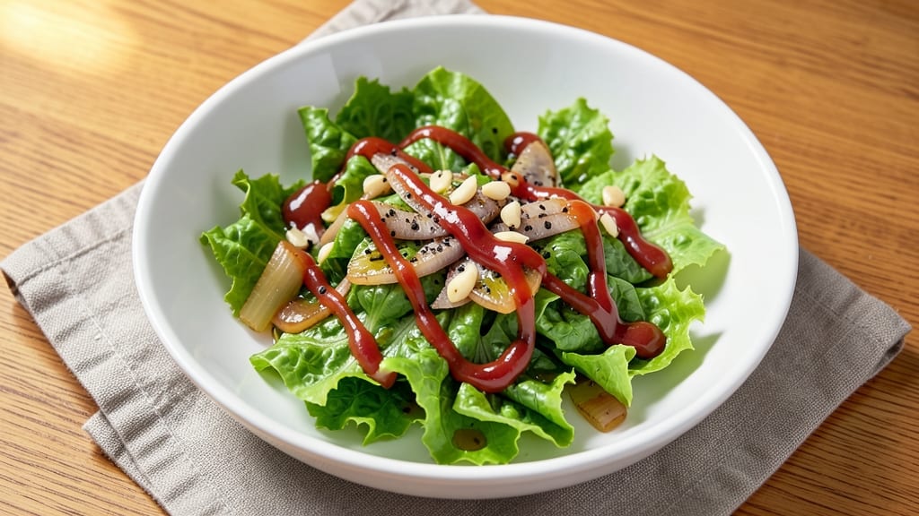 Brutus Salad Recipe: Crispy Celery Crowns Over Zesty Dill-Tomato Velout