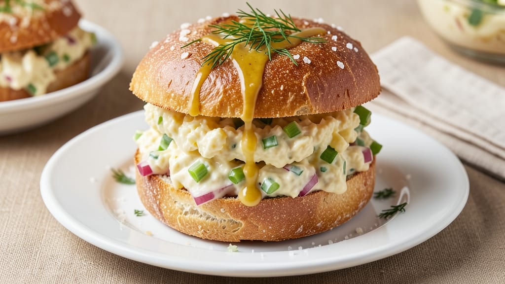 Betty Crocker's Egg Salad Sandwich Recipe: Crispy Celery Crowns Over Creamy Dill Bliss