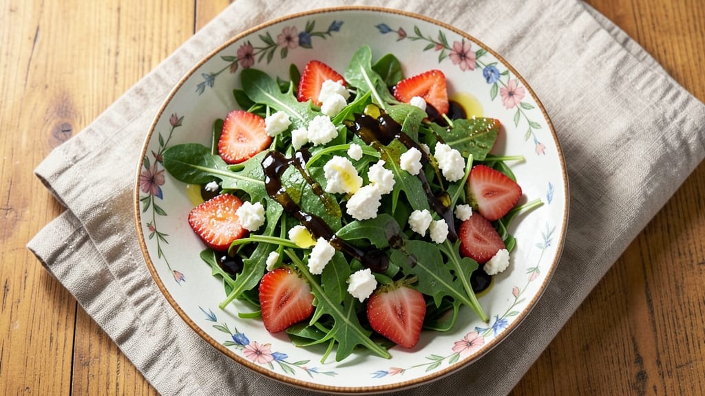 Arugula Strawberry Feta Salad Recipe: Bright Bite of Sweet-Tangy Crunch