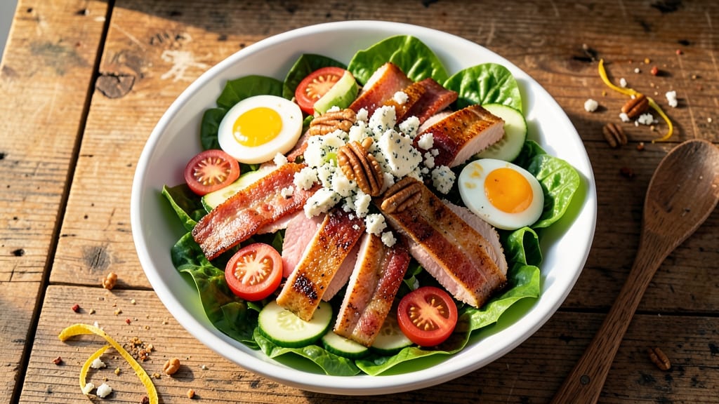 BLT Cobb Salad Recipe: Crispy Bacon and Juicy Tomato Layers