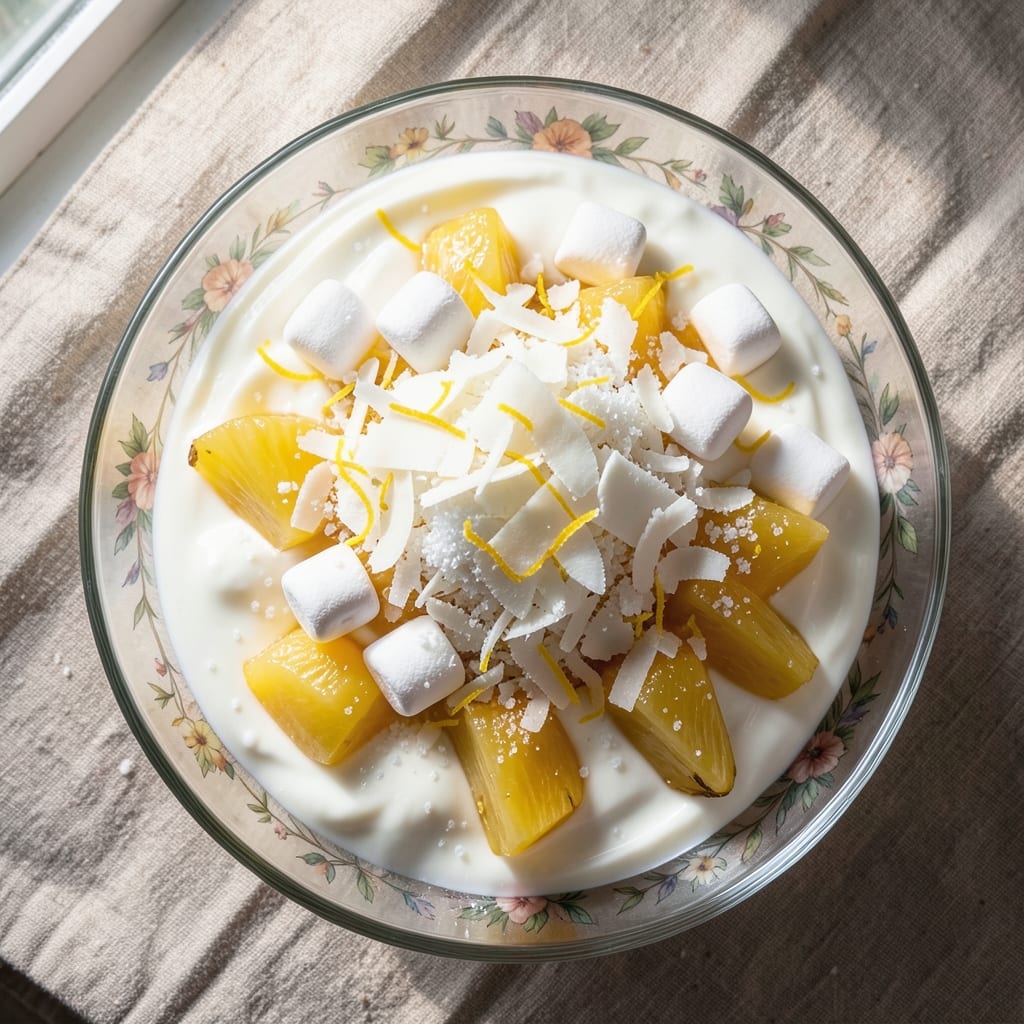 Ambrosia Salad Recipe With Yogurt: Citrus-Infused Creaminess That Stays Fresh for Days