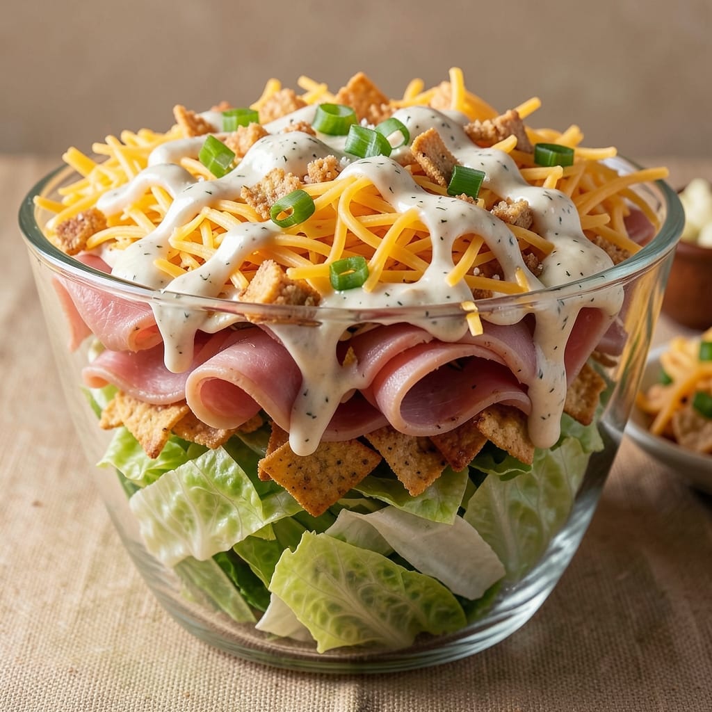 7 Layer Salad Recipe Without Peas: Creamy Ranch Crunch Without Mayo Mess