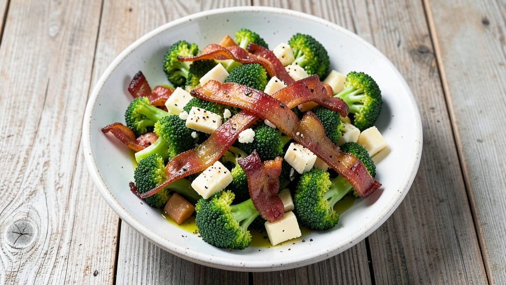 Broccoli Bacon Cheddar Salad Recipe: Crispy Bacon and Melty Cheese Fusion