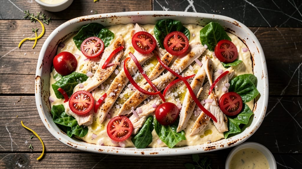 Baked Chicken Salad Casserole Recipe: One-Dish Comfort With Golden Tortilla Crunch