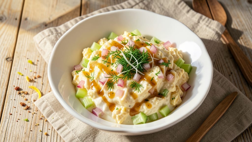 Bobby Flay's Egg Salad Recipe: Herb-Packed Crunch Without the Mayo