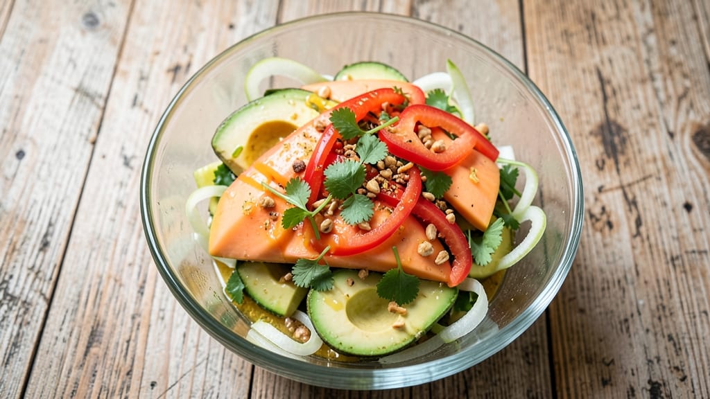 Asian Summer Salads Recipe: Cooling Mango Avocado Crunch With Lime Ginger Zing