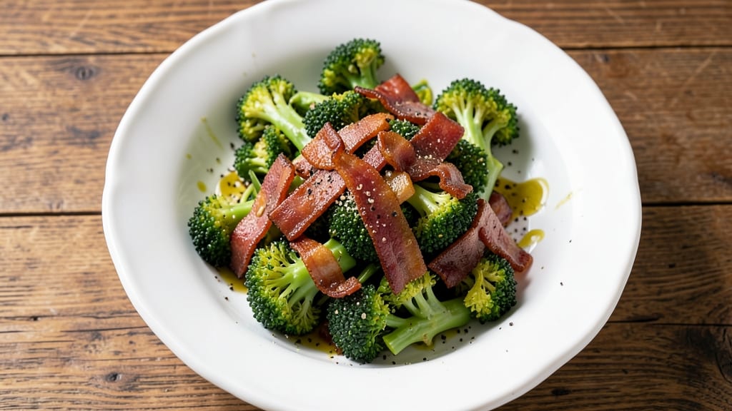 Broccoli Bacon Bliss Salad Recipe: Crispy Bacon Bites and Crunchy Broccoli Harmony
