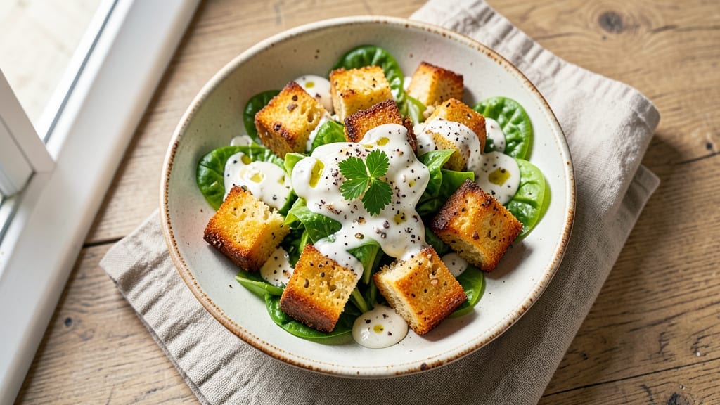 Caesar Salad Bites Recipe: Crispy Parmesan-Crusted Bites With Zesty Dressing