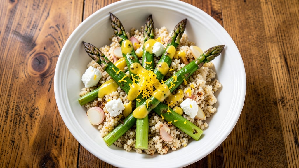Asparagus Quinoa Salad Recipe: Bright Green Crunch With Lemon-Zest Zing